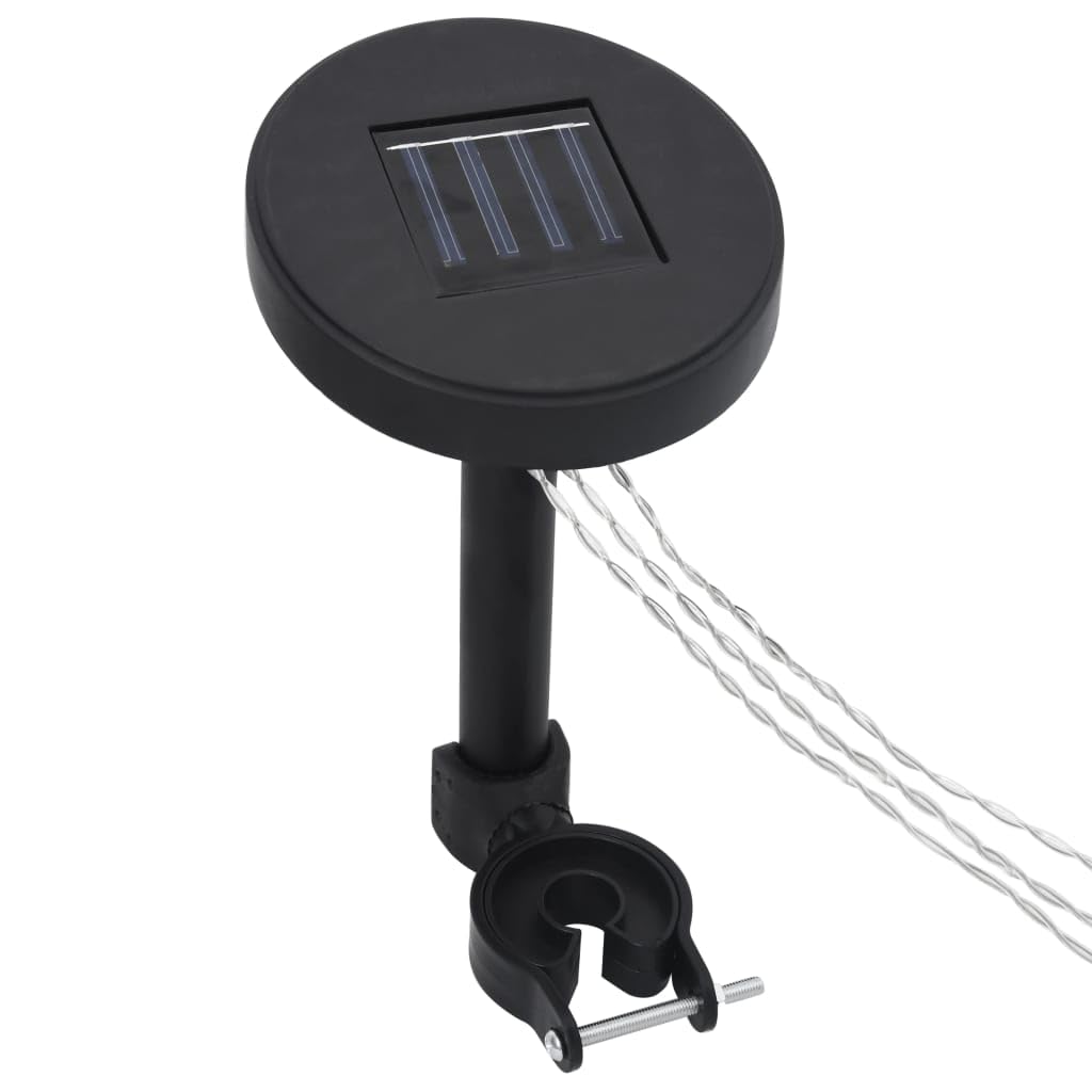 Guirnalda de luces LED para cenador con panel solar