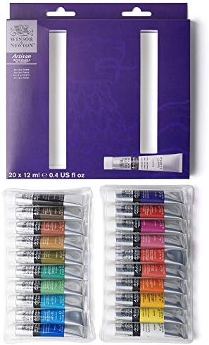 Winsor & Newton 1590271 Artisan farba olejna do mieszania wody, wysokie stężenie pigmentu, odpowiednie krycie i odporność na światło, Set - 10x12ml Zestaw dla początkujących