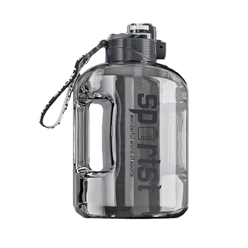 Bouteille d'eau avec paille 1700 ml pour boire assez d'eau chaque jour
