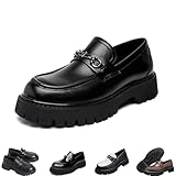 【Enfilage pratique】Pas besoin de lacer, facile à mettre et à enlever, doublure et semelle intérieure confortables et douces, structure légère, gardez vos pieds au sec et sans odeur les jours, tout en affichant une image élégante et professionnelle.
