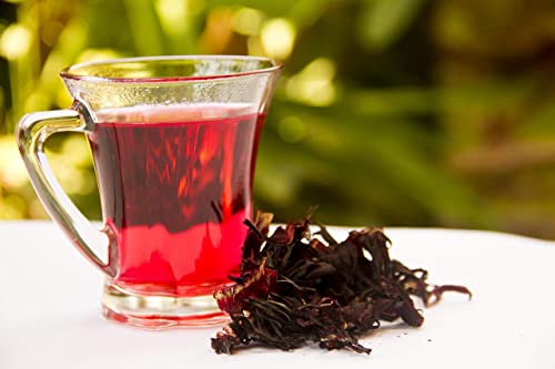 Akshit Organic Hibiscus Tea, Eucalyptus Tea Blend (25 Tea Bags) With Black Pepper & Moringa, Caffeine-Free, Non-Gmo, & Usda Certified. (Pack Of 1) #TOP3