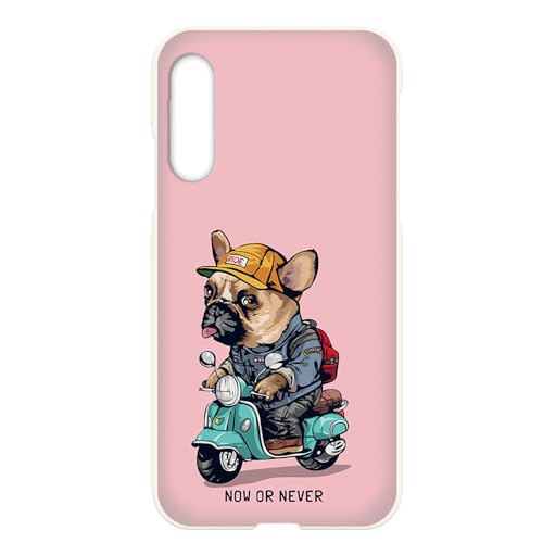 らくらくスマートフォン a A401FC 用 スマホケース らくらくスマートフォンaのケース スクータードック ストリート系 フレブル ぴんく 携帯 ハードカバー hbcbe02