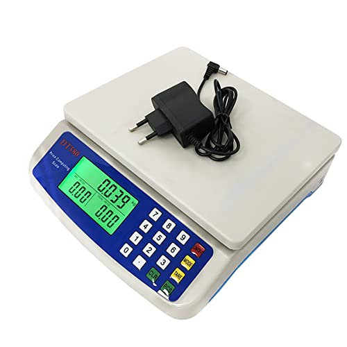 KARMIO Balanza De Cocina Balanza Digital con Pantalla LCD 30kg/1g Alta Precisión Balanza De Profesional para Cocinar, Hornear, Alimentos Y Verduras