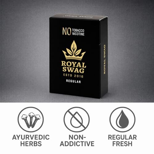 Image of ROYAL SWAG Wellness Sticks Ayurvedic Blend Wellness Sticks, 20 Sticks Each, Pack of 1 Boxes for Daily Wellness and Refreshing Aroma, Herbal Ayurvedic Formula, Premium Quality
