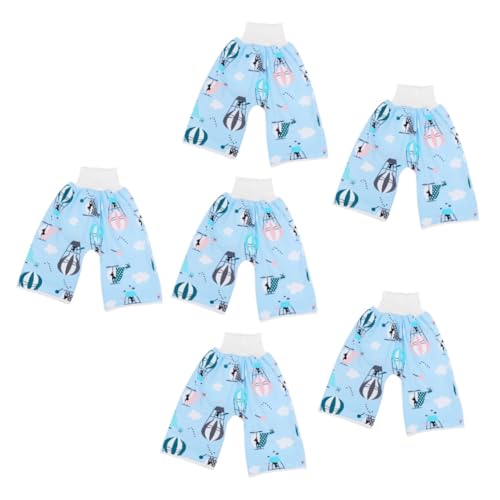 Abaodam 6 Peças Fraldas tapete para bebe tapete para bebê calças de treinamento infantil unissex rou