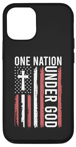 One Nation Under God LXg̈҃tbO _[W󂯂M X}zP[X iPhone 12/12 Pro p