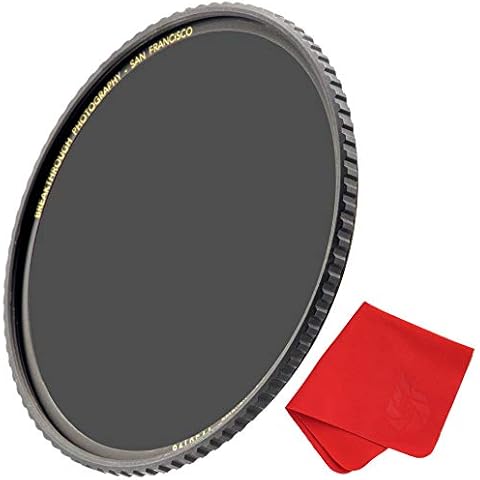 Breakthrough Photography 77mm X4 15-Stop ND Filter for Camera Lenses, Neutral Density Professional Photography Filter with Lens Cloth, MRC16, Schott B270 Glass, Nanotec, Ultra-Slim, Weather-Sealed Cover