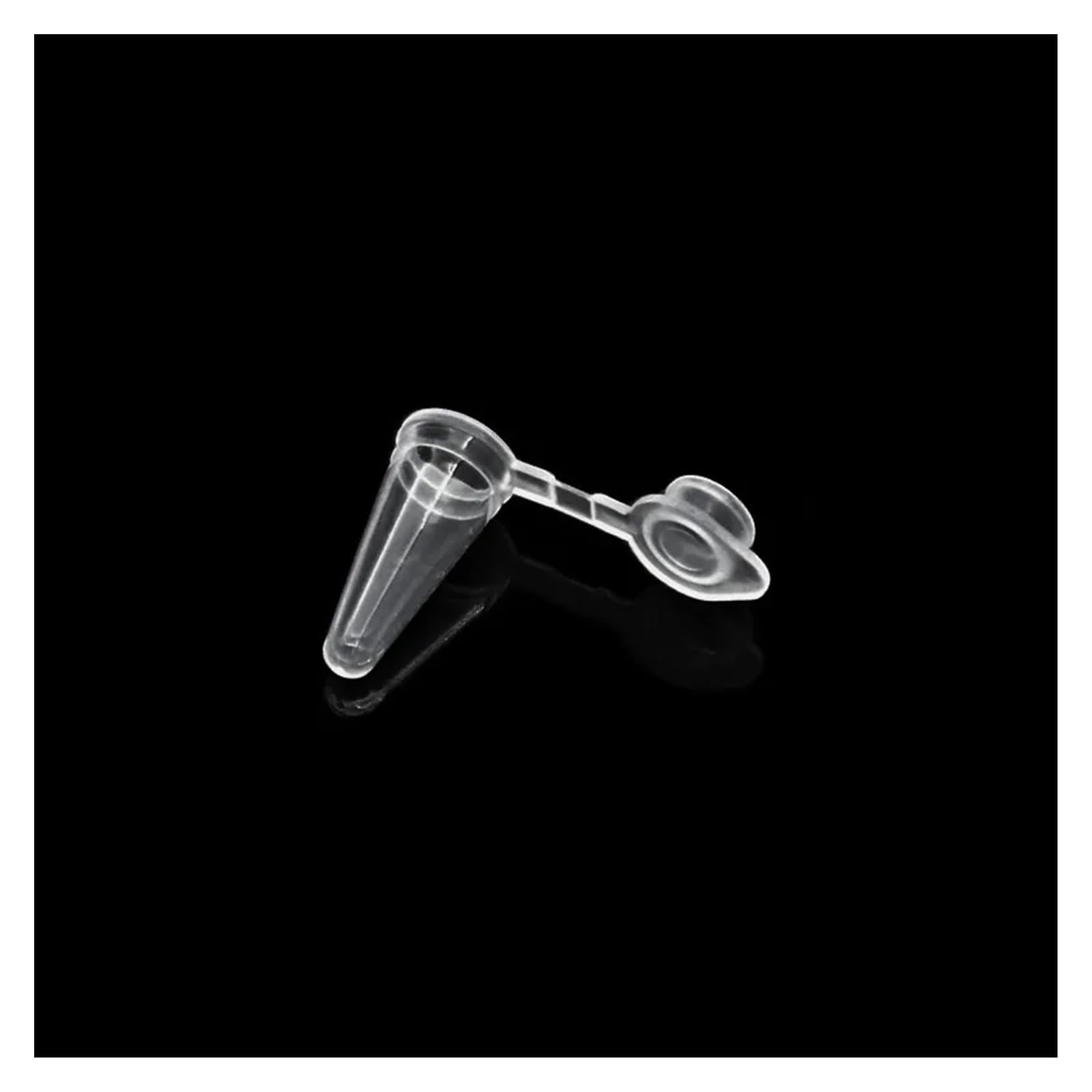 Equipo de Laboratorio Microtubos Tubo PCR 0,1 ml Tubo centrífugo de Laboratorio Tubo centrífugo de plástico Transparente con Cubierta 100ul EP Micro Tubo 1000/PK