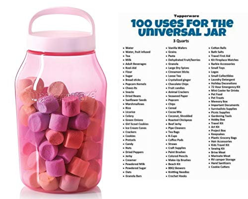 Image of Universal Jar 3qt /3L Twist Seal Pink