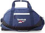 Reebok Bolsa esportiva leve unissex pequena para academia - bolsa esportiva e de viagem tamanho único para homens e mulheres, Solange azul-marinho, One Size