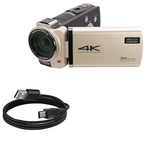 BoxWave Cable Compatible with Minolta MN4K30NV - DirectSync Cable, Durable Charge and Sync