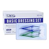 Dressing Change Kit Wound Cleansing Gauze Balls Plastic Forceps (Gauze Balls)