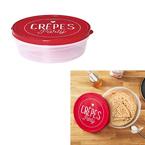 Générique Boite a Crepe 30x9cm - ROUGE - Conservation Cuisine Chandeleur - 893