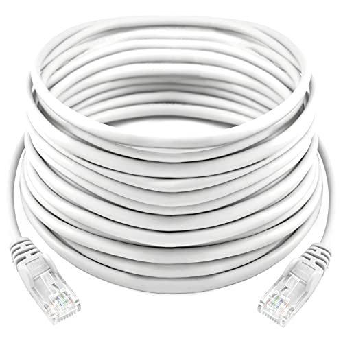 Pebble Eleven 10M Extra Long Ethernet Cable Internet Network Lan Patch Lead White High Speed