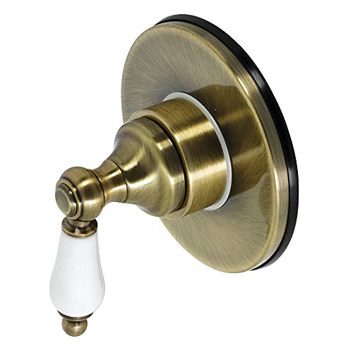 Kingston Brass KS3033PL 3-Way Diverter Valve with Trim Kit, Antique Brass by Kingston Brass - Used condition - US$117.96