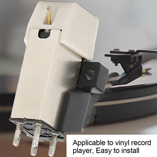 Wendry Magnetic Cartridge, Turntable Needle Replacement, High Precision Player Magnetic Cartridge Pen with, Stereo Record Player Needle, Precision Magnetic Head