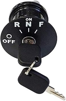 3G 3G Unique Key Switch for EZGO RXV Golf Carts - Push Button, Key Actuator, Manual Operation, Black