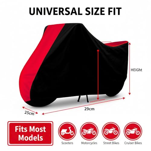 Image of Stylish Water Resistant Scooty Body Cover Compatible with Ola S1 Air & All Models | UV Protection, Dustproof, Heat Resistant, Two Wheeler | New All Weather Protection, Dust & Rain