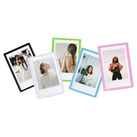 Orga'Neat 2x3 Magnetic Photo Frame Refrigerator for Fujifilm Instax Mini Instant Film, Magnet Picture Frames for Fridge Small Picture Holder for 8.6cm*5.4cm Picture -5 Pack Cover