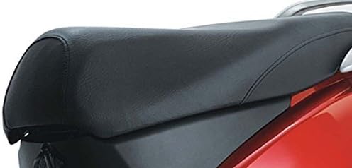 BIGZOOM Rexine Bike Seat Cover (Black) for Vespa VX