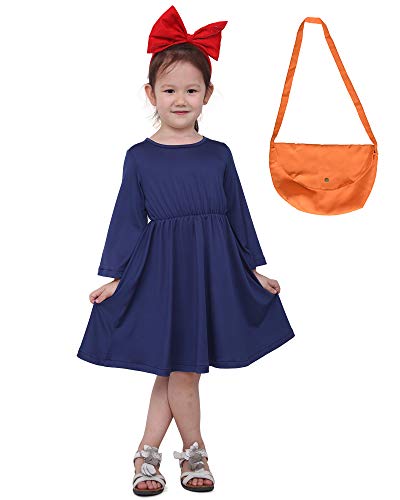 Disfraz de anime para niño con bolsa para entrenamiento bruja