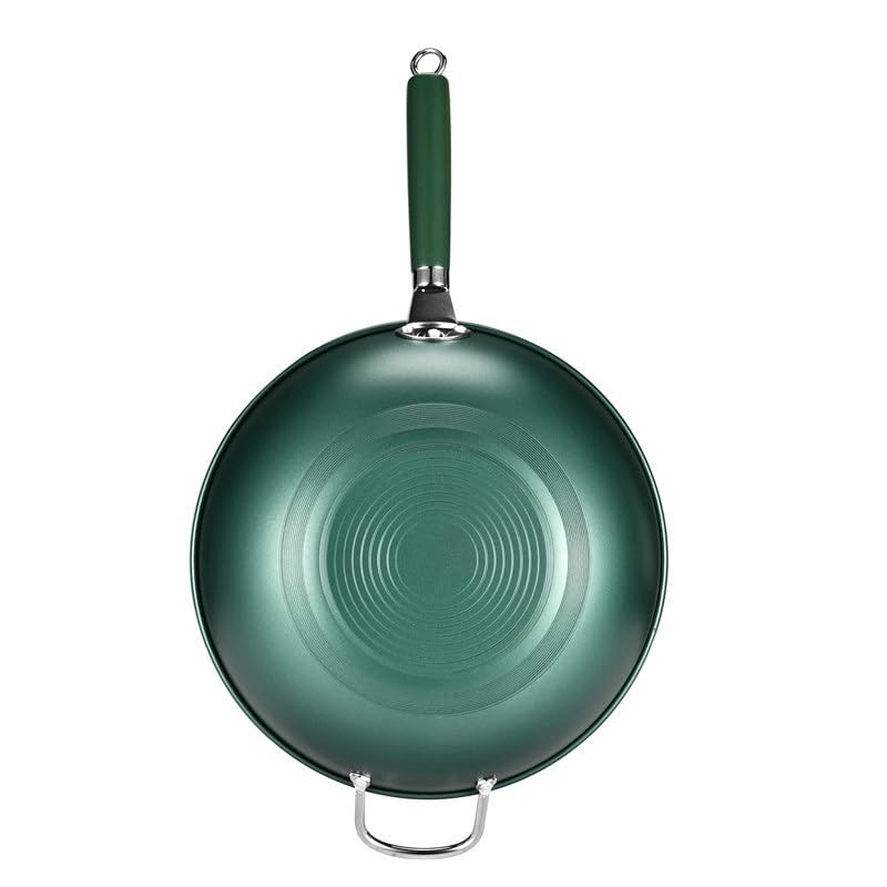 Wok de Acero al Carbono con Antiadherente y Fondo Plano miniatura 3