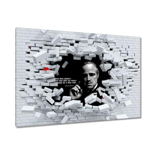 Peinture imprimée sur toile The Corleone 120x80cm H2931M_WGPC1B