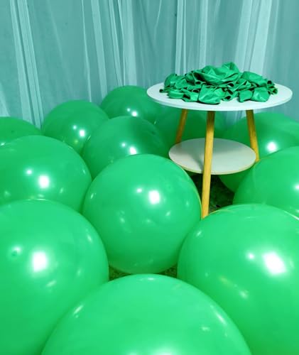 Image of 90 Pack Green Balloons 18 inch Green Latex Large Balloons for Party Decorations and Events ZWZLIULIAN