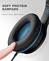 ELECDER i45 Kids Headphones Wired, On-Ear Headphones for School Teen, Black — image 7