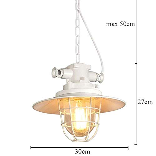 Lámpara de techo rústica ajustable E27 para iluminar zonas oscuras con estilo 5