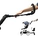 GFYWZ Barre D'extension De Poignée Universelle pour Poussettes, Poussettes De Jogging Jumelles Et Poussettes Parapluie, Rallonge La Poignée De Poussette De 40 Cm, Noir
