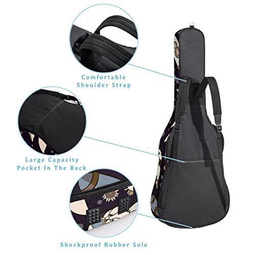 Housse de protection en éponge épaisse imperméable pour guitare acoustique électrique basse classique, Multicolore 07… - Les Beatles, Paul McCartney, John Lennon, RIngo Starr, George Harrison Housse de protection en éponge épaisse imperméable pour guitare acoustique électrique basse classique, Multicolore 07… – Image 4