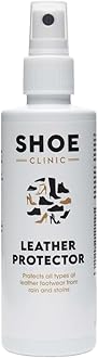 Shoe ClinicLeather Protector | For Use on Shoes, Sneakers, Boots, Heels, Sandals, and More | Long Lasting Coat & Seal, Water & Stain Resistance | (125 ml / 4.2 oz)