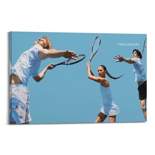 FOWNJCIA Póster decorativo de la película The Challengers para pared e impresión artística moderna para dormitorio familiar, 60 x 90 cm