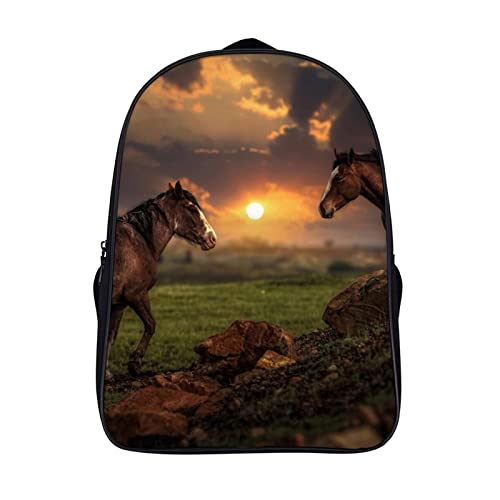 Sac à dos d'école motif cheval un cadeau idéal pour la rentrée