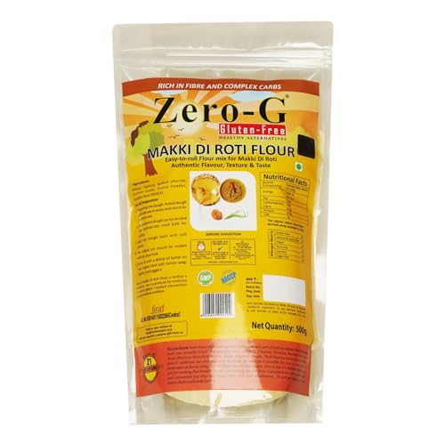 Image of ZERO - G Gluten Free Lite Flour (1.25 Kg) + Zero-G Makki Roti Flour (500G) - Sorghum (Jowar) Atta For Perfect Rotis, Gluten-Free Makki Roti Flour Blend|All Purpose Gluten-Free Flour|High Dietary Fiber