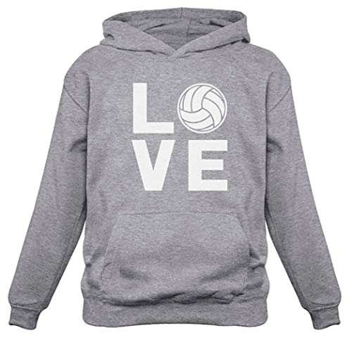 Love Volleyball for Volleyball Fans Women Hoodie Medium Gray