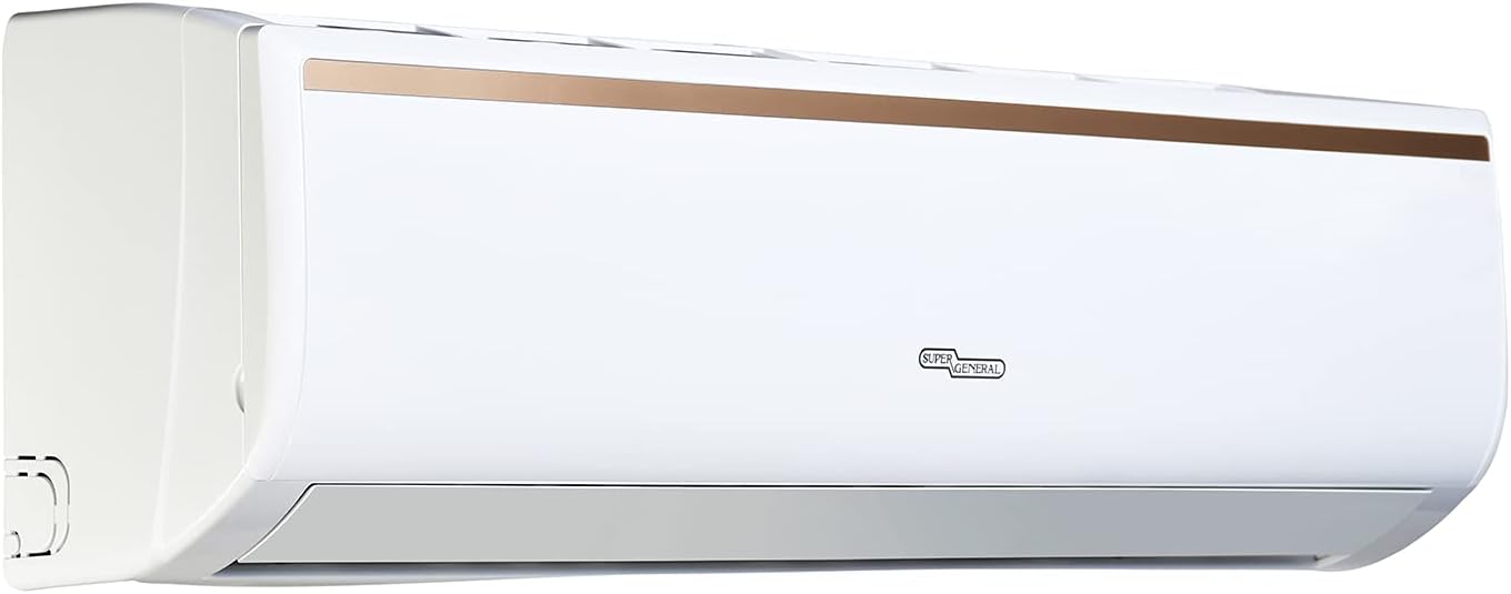 2 Ton Split Air Conditioner, 24000 BTU, Rotary Compressor, Auto Restart, Gold Fin, 4-way swing, SGS-249-KE, White - 109.6 x 39 x 31.2 cm, 1 Year Warranty