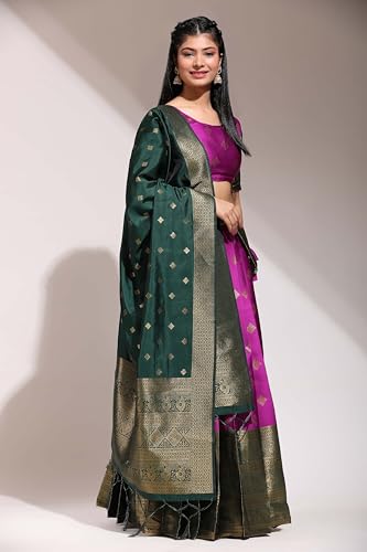 Image of Traditional South Indian pattu Lehenga Choli for Women