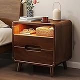 Armoire de chevet de construction durable : fabriquée à partir de panneaux en bois massif épais, elle possède des propriétés résistantes aux rayures, aux frottements et à l'eau. Le nettoyage quotidien ne nécessite qu'un essuyage de 30 secondes. Sa structure robuste assure une stabilité à long terme. La conception sans odeur vous permet de le placer en toute confiance à côté de votre lit, offrant un soutien fiable tout en évitant les rayures sur le sol.