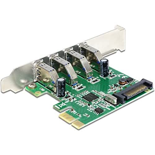 Adaptateur d'interfaces DeLOCK 89360 USB 3.2 Gen 1 contrôleur PCI