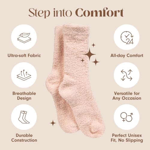 Image of Unboxme Gifts Warm & Cozy Ultra-Luxe Cloud Fuzzy Socks, Gifts for Women
