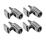 Color: Negro. Plata Cuerno de tren súper fuerte Bocinas de aire 4 piezas Dispositivo de silbato de venado para automóvil Motor de campana Advertencia de venado animal automotriz profesional para silbatos Dispositivo