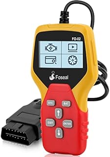 Foseal Wired OBD2 Scanner, Plug and Play OBDII Code Reader, Car Diagnostic Tool for Vehicle Engine Fault Code