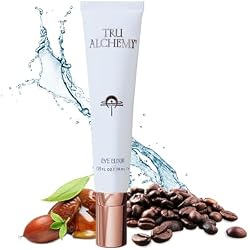 Tru Alchemy Eye Elixir Cooling Eye Treatment Cream - Dark Circle Eye Cream for Puffiness and Bags Under Eyes - Caffeine, Hyaluronic Acid, Vitamin C