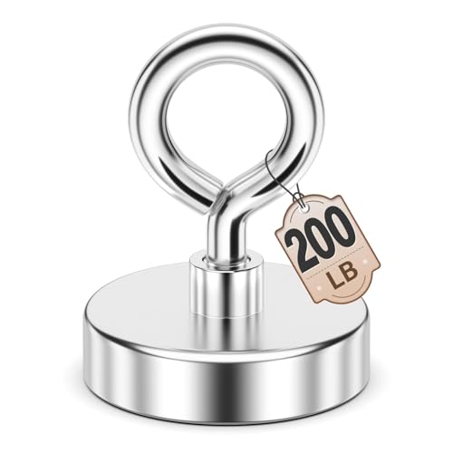 image for FINDMAG 1.76’’ Fishing Magnets, 200 LBS Pulling Force Neodymium Ra