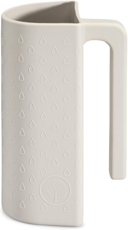 Parker Baby Co. Silicone Rinse Cup for Hair & Baby, 18 oz Cup - Snow