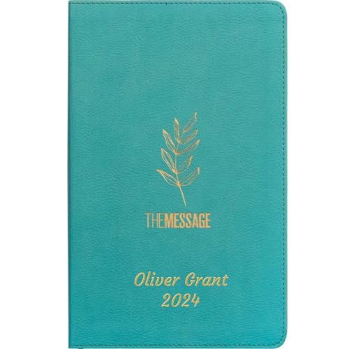 Printualist Personalized Gift Bible with Custom Vinyl Text, The Message