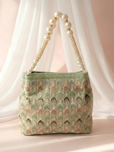 Image of Adiva Potli Handbags For Women | Potli Bags For Ladies For Wedding | Potli Bags For Women | Wedding Bags For Woman | Batwa Potlis Hand Bag | Designer Potli Bag For Ladies For Marriage