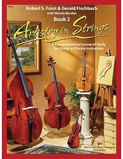 KJOS Artistry In Strings 2 Book/CD Violin Book